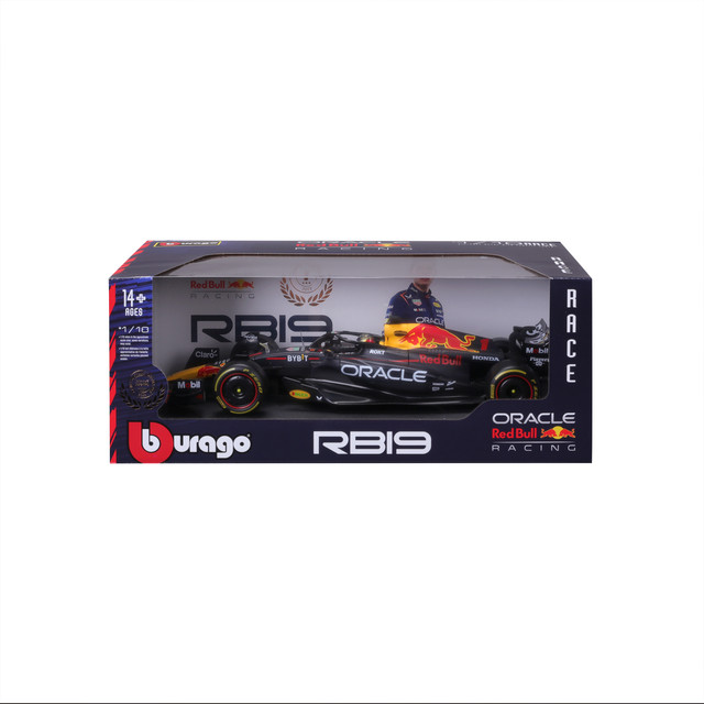 Foto 4 pulgar | Auto Burago Formula 1 a Escala  1:18 Race Oracle Red Bull Racing Rb19 W/driver 2023 Azul