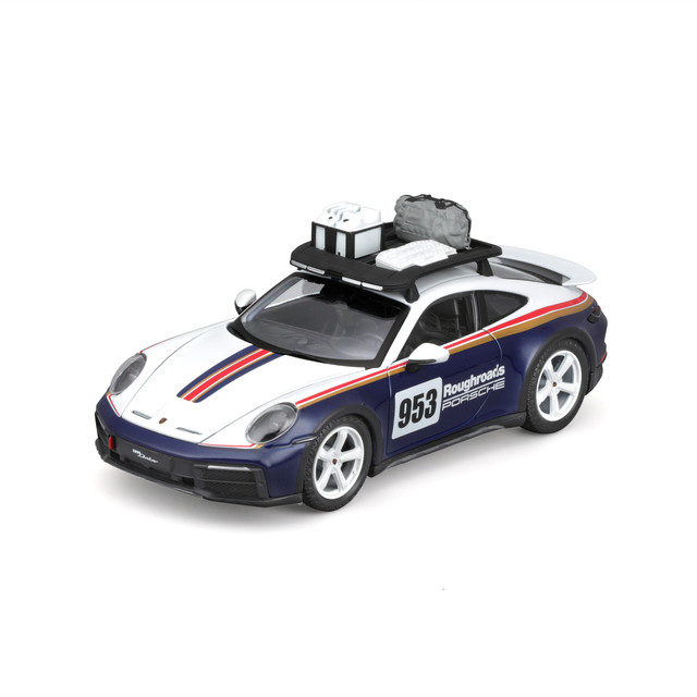 Foto 1 | Auto Burago a Escala 1:24 Race Porsche 911 Dakar Azul