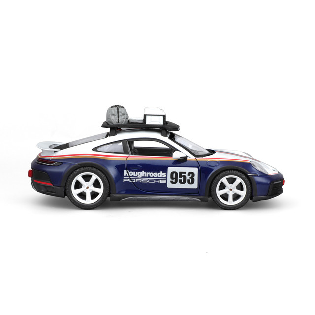 Foto 2 | Auto Burago a Escala 1:24 Race Porsche 911 Dakar Azul