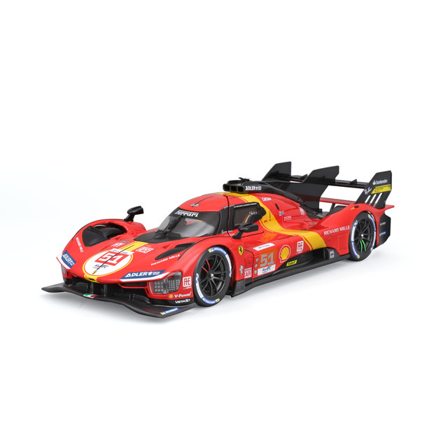 Auto Burago Maisto Racing Kit A Escala 1:24 Racing Kit 499p Lmh 2023 Rojo
