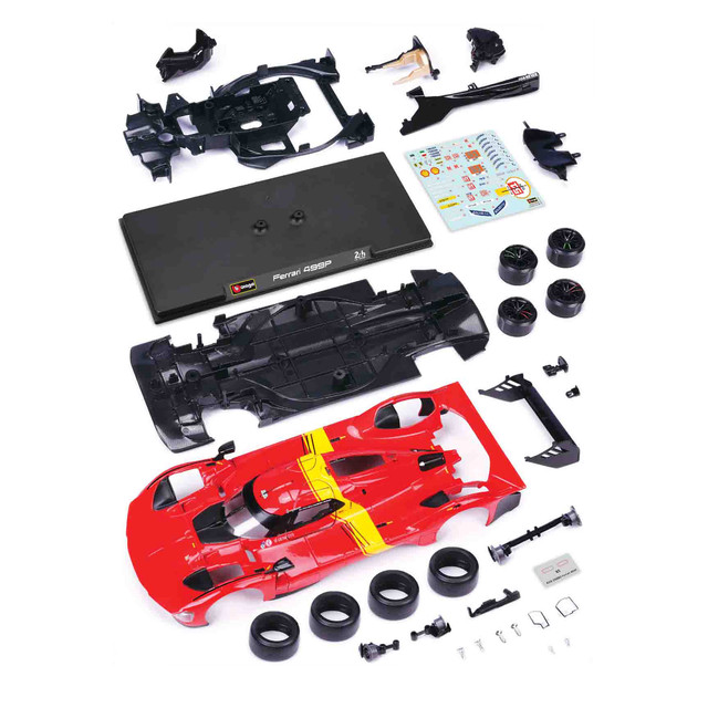 Foto 3 pulgar | Auto Burago Maisto Racing Kit A Escala 1:24 Racing Kit 499p Lmh 2023 Rojo