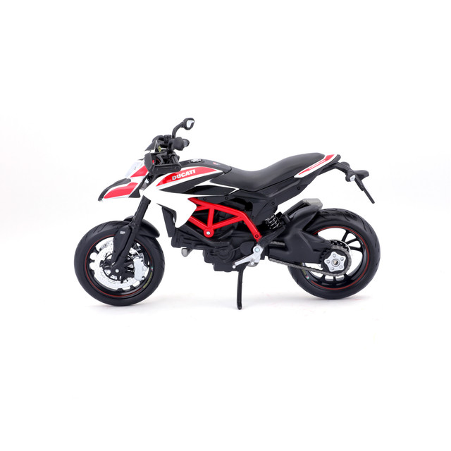 Foto 3 pulgar | Motocicleta Maisto Special Edition A Escala 1:12 Mc Ducati Hypermotard Sp  Color Blanco