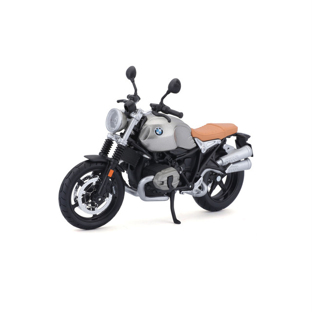 Motocicleta Maisto Special Edition A Escala 1:12 Mc Bmw R Ninet Scrambler Color Gris