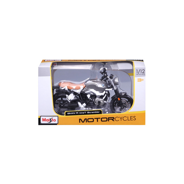 Foto 4 pulgar | Motocicleta Maisto Special Edition A Escala 1:12 Mc Bmw R Ninet Scrambler Color Gris