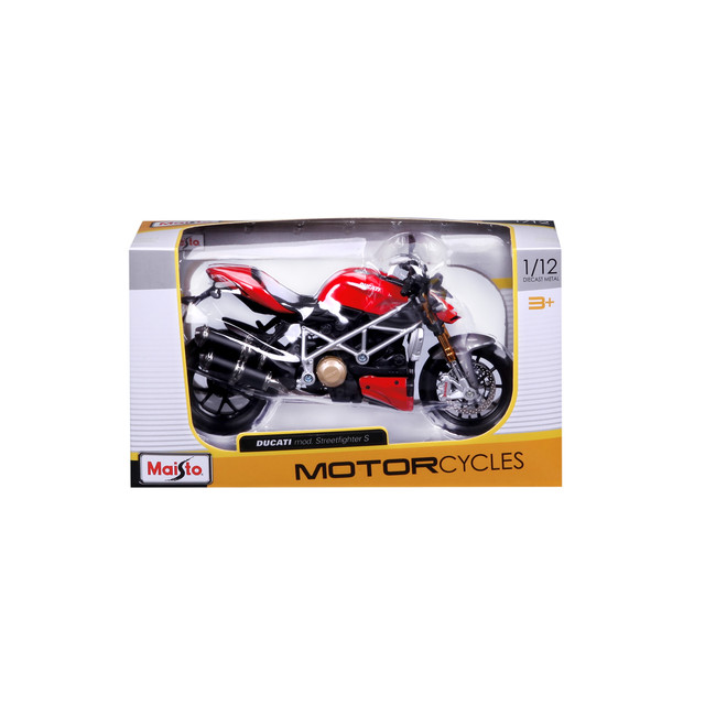 Foto 4 pulgar | Motocicleta Maisto Special Edition A Escala 1:12 Mc Ducati X Diavel S Color Negro