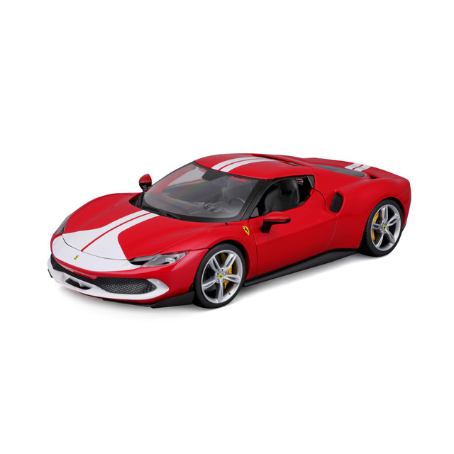 Foto 2 pulgar | Auto Burago Race & Play A Maisto Escala 1:18 R&p Ferrari 296 Gtb Assetto Fiorano Rojo