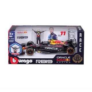 Foto 3 | Auto Burago Formula 1 A Escala 1:24 Race Oracle Red Bull Rb19 W/figure (2023) Color Azul