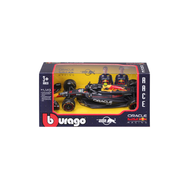 Foto 4 pulgar | Auto Burago Formula 1 A Escala 1:43 Race Oracle Red Bull Rb20 (2024) Color Azul