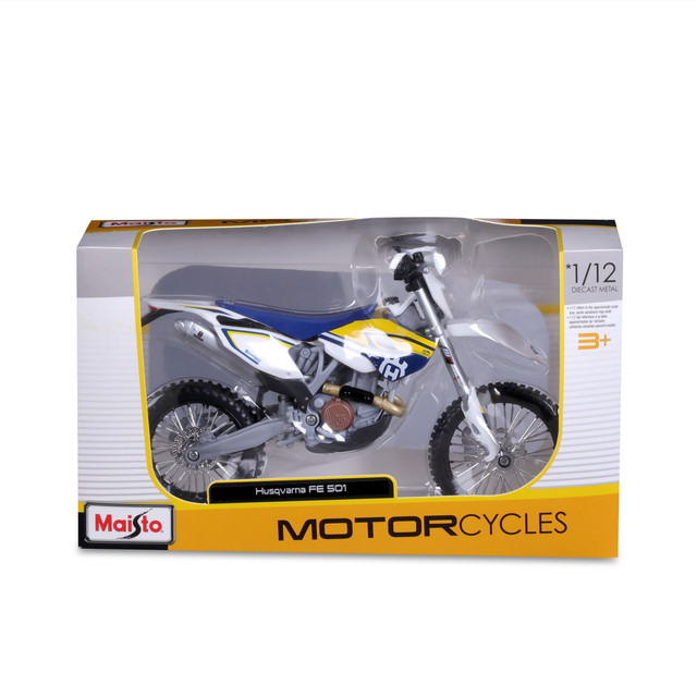 Foto 3 | Motocicleta Maisto Special Edition A Escala 1:12 Mc Husqvarna Fe 501 Multicolor