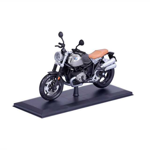 Motocicleta Maisto Special Edition A Escala 1:12 Mc Se Bmw R Nine T Scrambler W/std. Color Gris