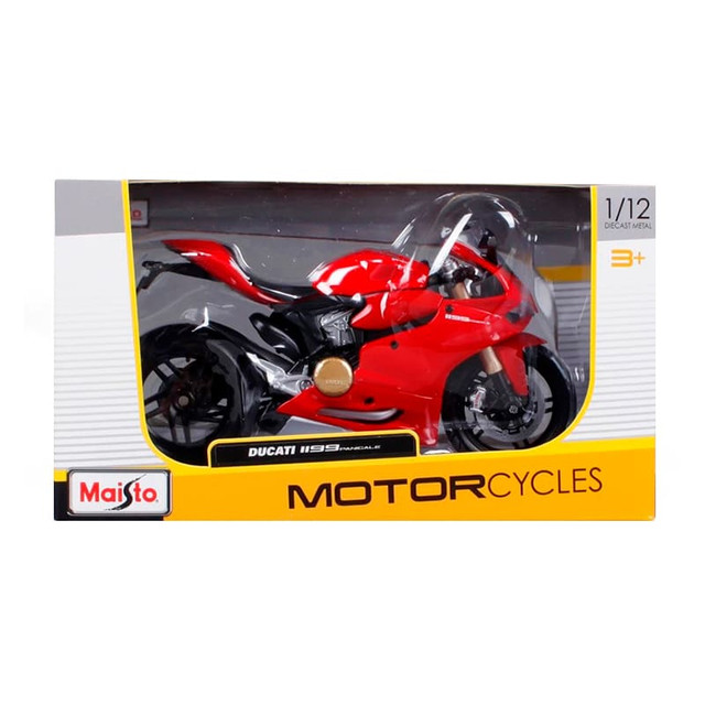 Foto 3 pulgar | Motocicleta Maisto Special Edition A Escala 1:12 Mc Ducati 1199 Panigale Color Rojo