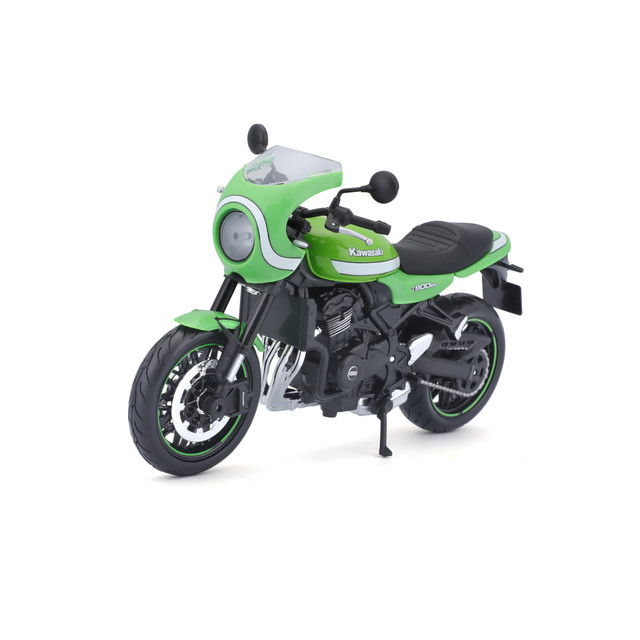 Motocicleta Maisto Special Edition A Escala 1:12 Mc Kawasaki Z900rs Cafe Color Verde