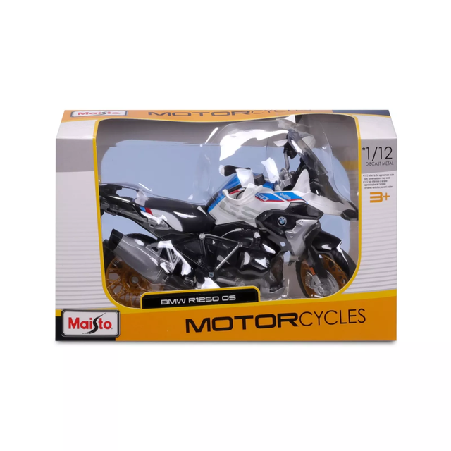 Foto 4 pulgar | Motocicleta Maisto Special Edition A Escala 1:12 Mc Bmw R 1250 Gs Multicolor