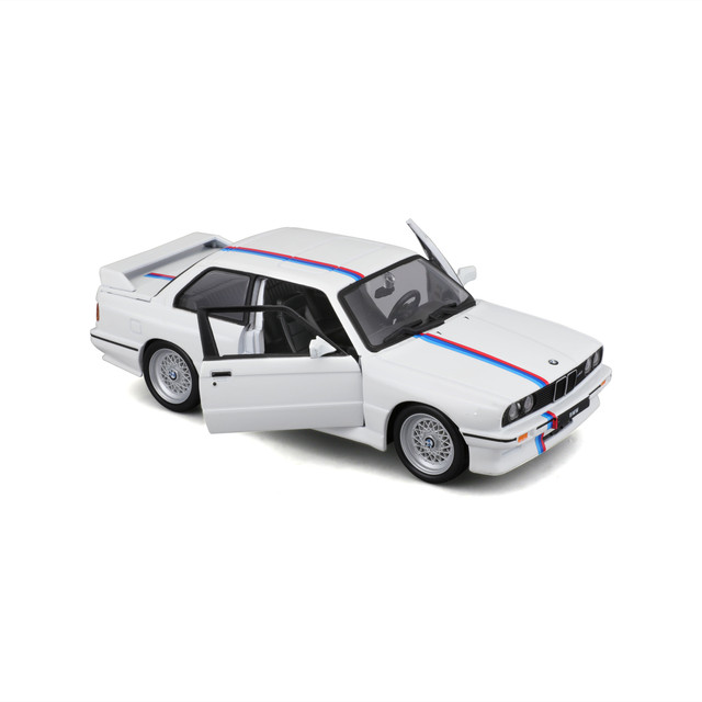 Foto 3 pulgar | Auto Burago A Escala  1:24 Bmw M3 (e30) 1988 Multicolor