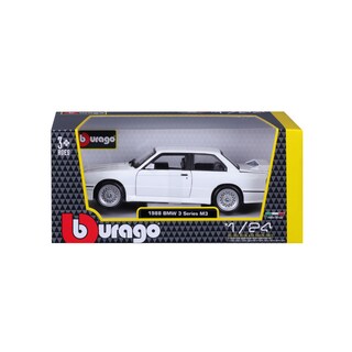 Foto 3 | Auto Burago A Escala 1:24 Bmw M3 (e30) 1988 Multicolor