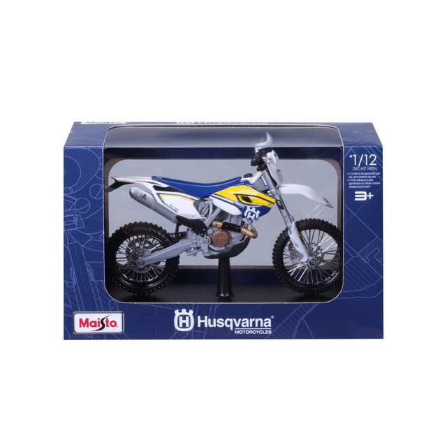 Foto 4 pulgar | Motocicleta Maisto Special Edition A Escala 1:12 Mc Se Husqvarna Fe 501 W/std. Multicolor