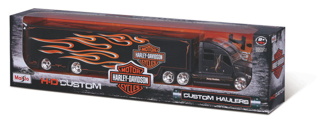 Trailer Maisto Harley Davidson Custom Haulers Multicolor A Escala 1:64