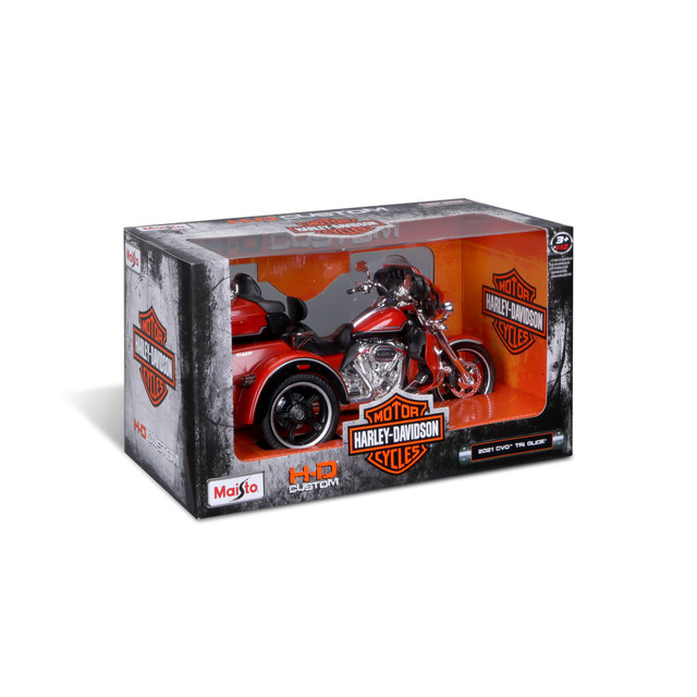 Foto 4 pulgar | Moto Maisto Harley Davidson Tri Glide 2021 A Escala 1:12