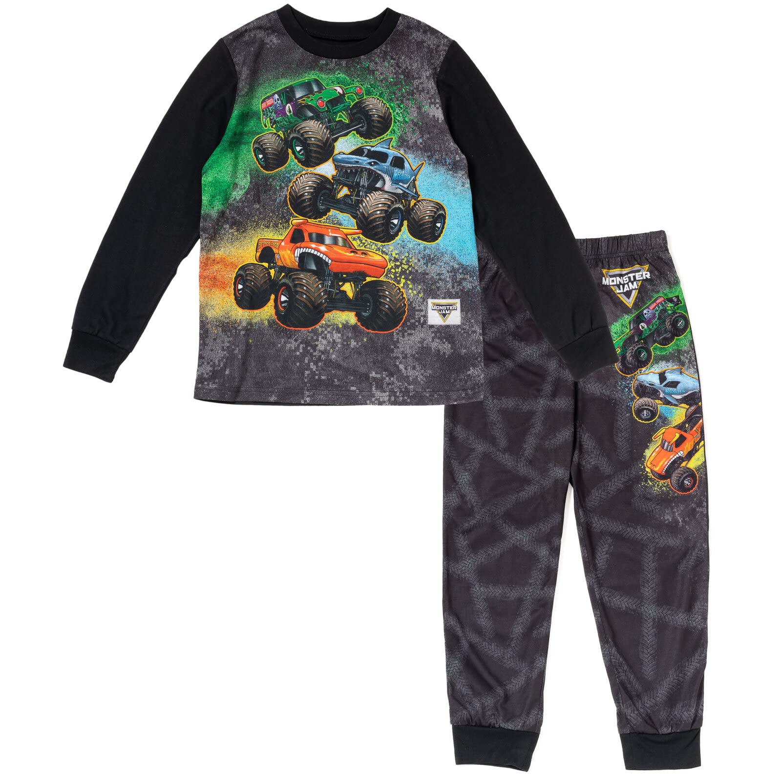 Foto 2 pulgar | Set De Pijama Monster Jam Truck Grave Digger El Toro Loco 2t - Venta Internacional.