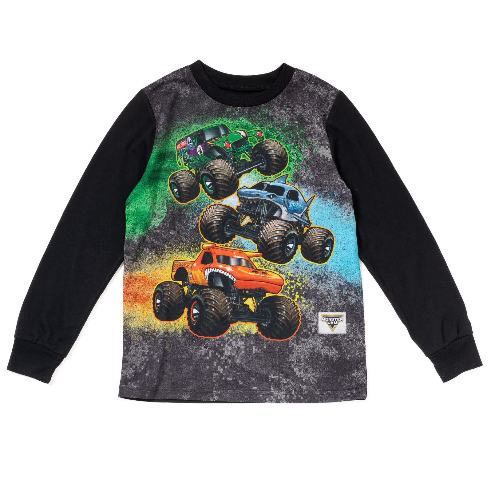 Foto 3 pulgar | Set De Pijama Monster Jam Truck Grave Digger El Toro Loco 2t - Venta Internacional.