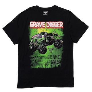 Foto 1 | Camiseta Monster Jam Grave Digger Negra Para Hombre X-small - Venta Internacional.