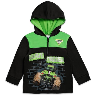 Foto 1 | Sudadera Con Capucha Monster Jam Grave Digger Para Niños Pequeños Con Media Cremallera 2t - Venta Internacional.
