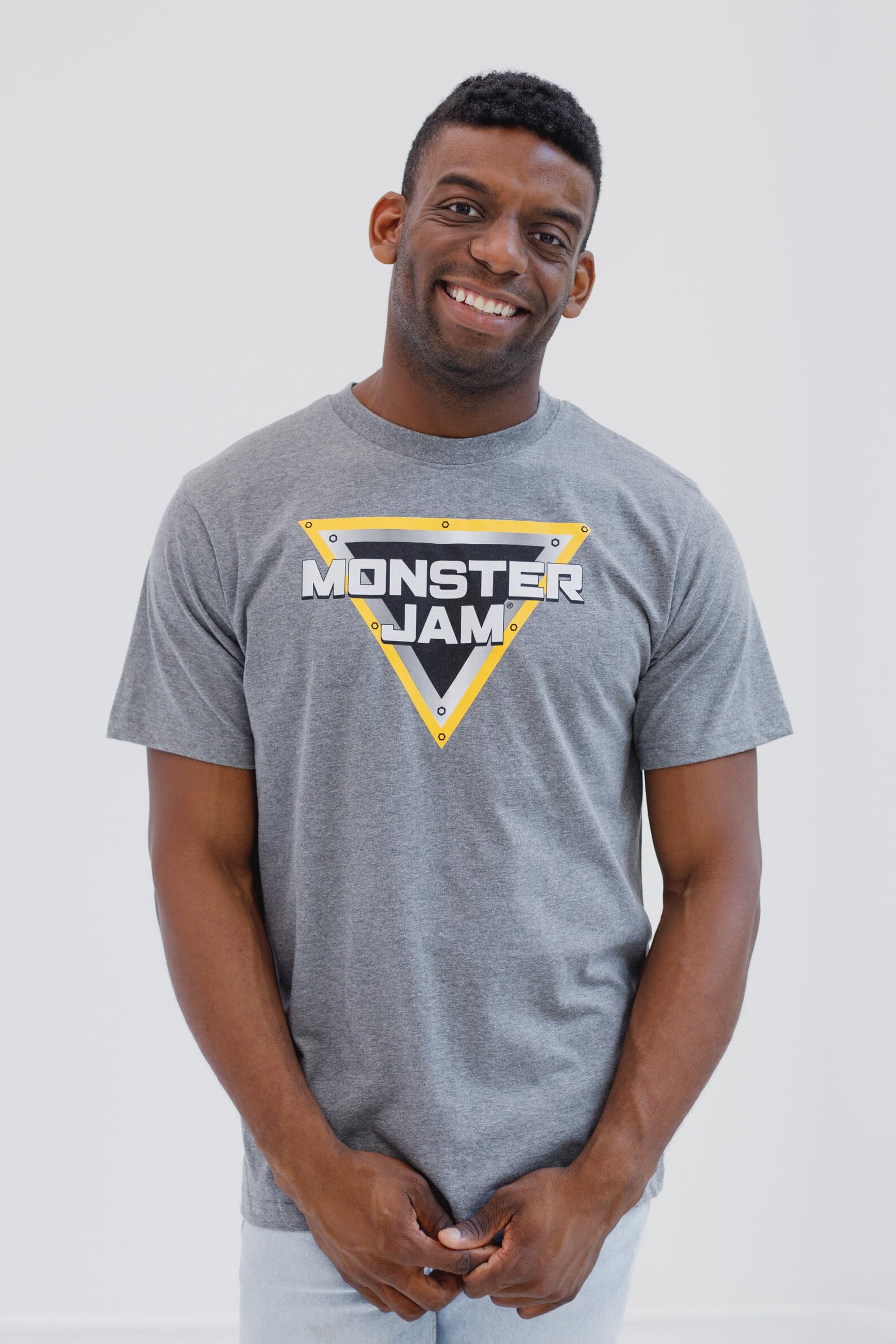 Foto 3 pulgar | Camiseta Monster Jam Logo Grave Digger Para Hombre Gris Xxl - Venta Internacional.
