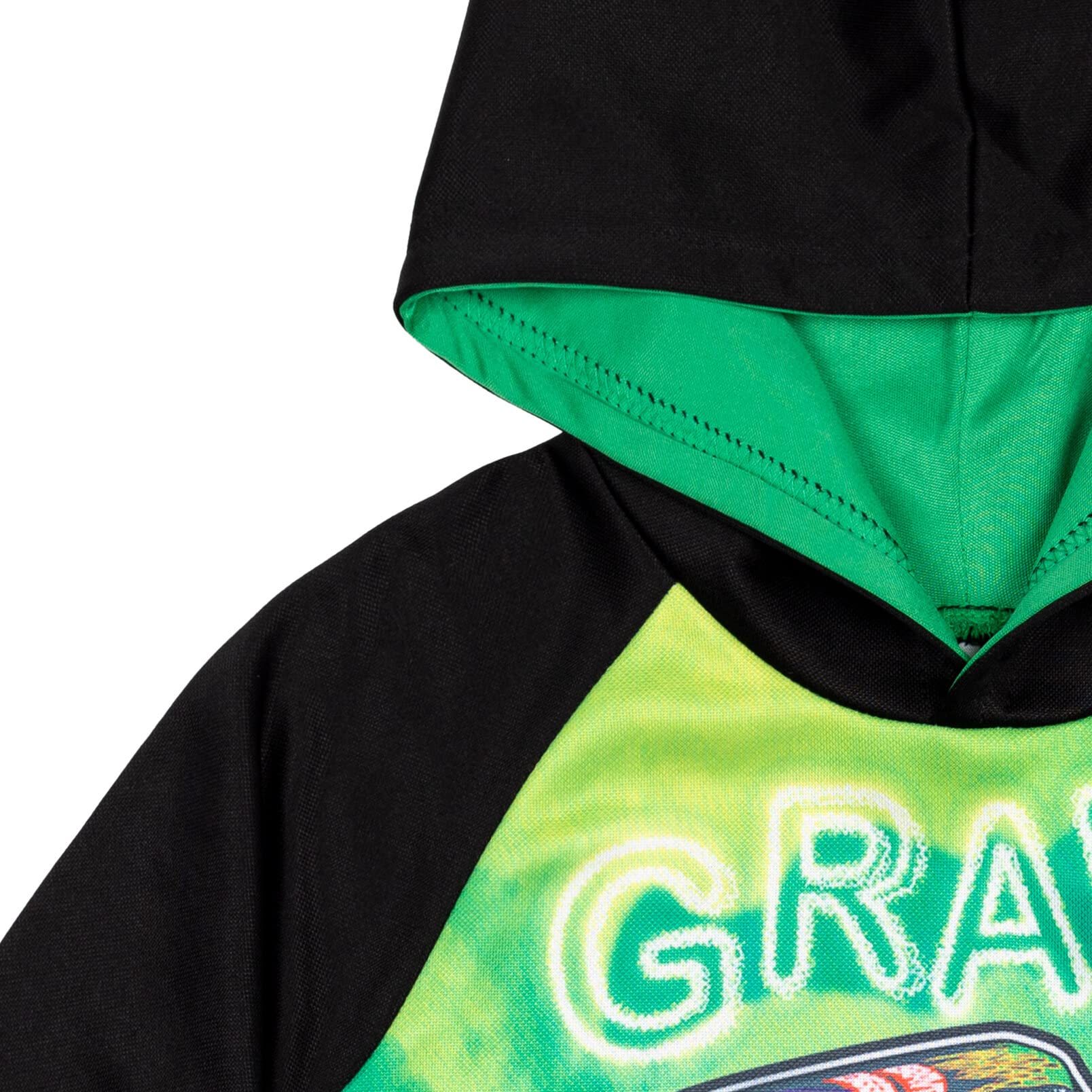 Foto 6 pulgar | Sudadera Con Capucha Monster Jam Trucks Grave Digger Para Niños Pequeños, Negro/verde - Venta Internacional.