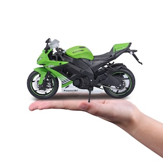 Foto 5 | Moto MC Se Kawasaki Ninja Zx-10r Maisto Special Edition A Escala 1:12 Con stand