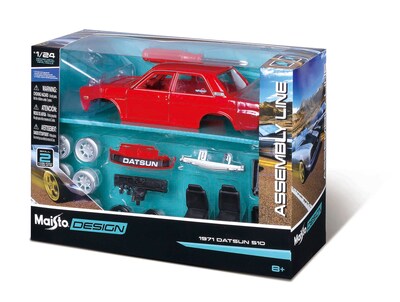 Foto 4 | Auto Design Assembly Line Maisto Datsun 510 1971 A Escala 1:24