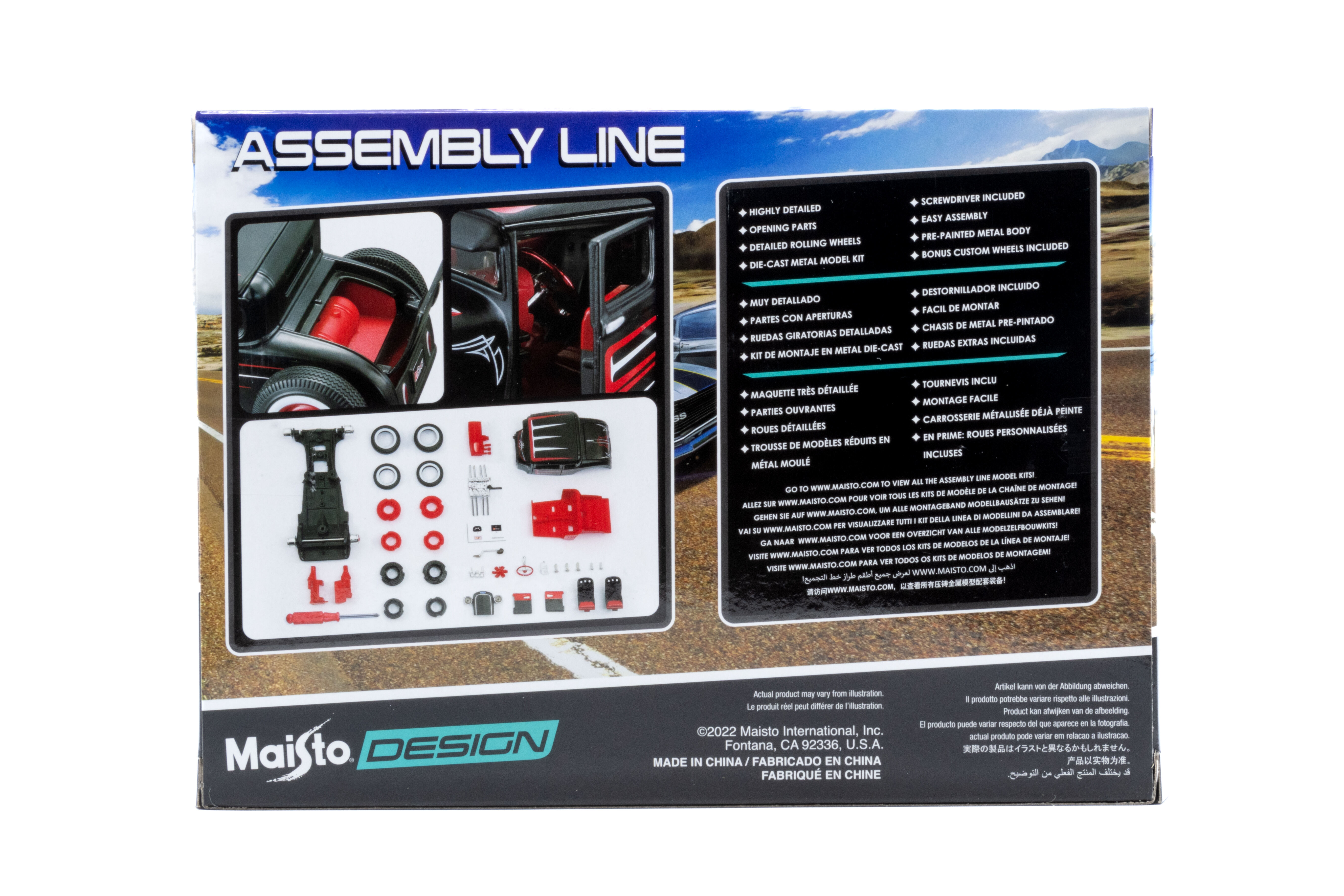 Foto 3 pulgar | Camion Design Assembly Line Maisto Ford Model A 1929 A Escala 1:24