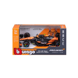Foto 2 | Auto Burago F1 Mclaren Mcl38 2024 A Escala 1:43 - #4 Norris