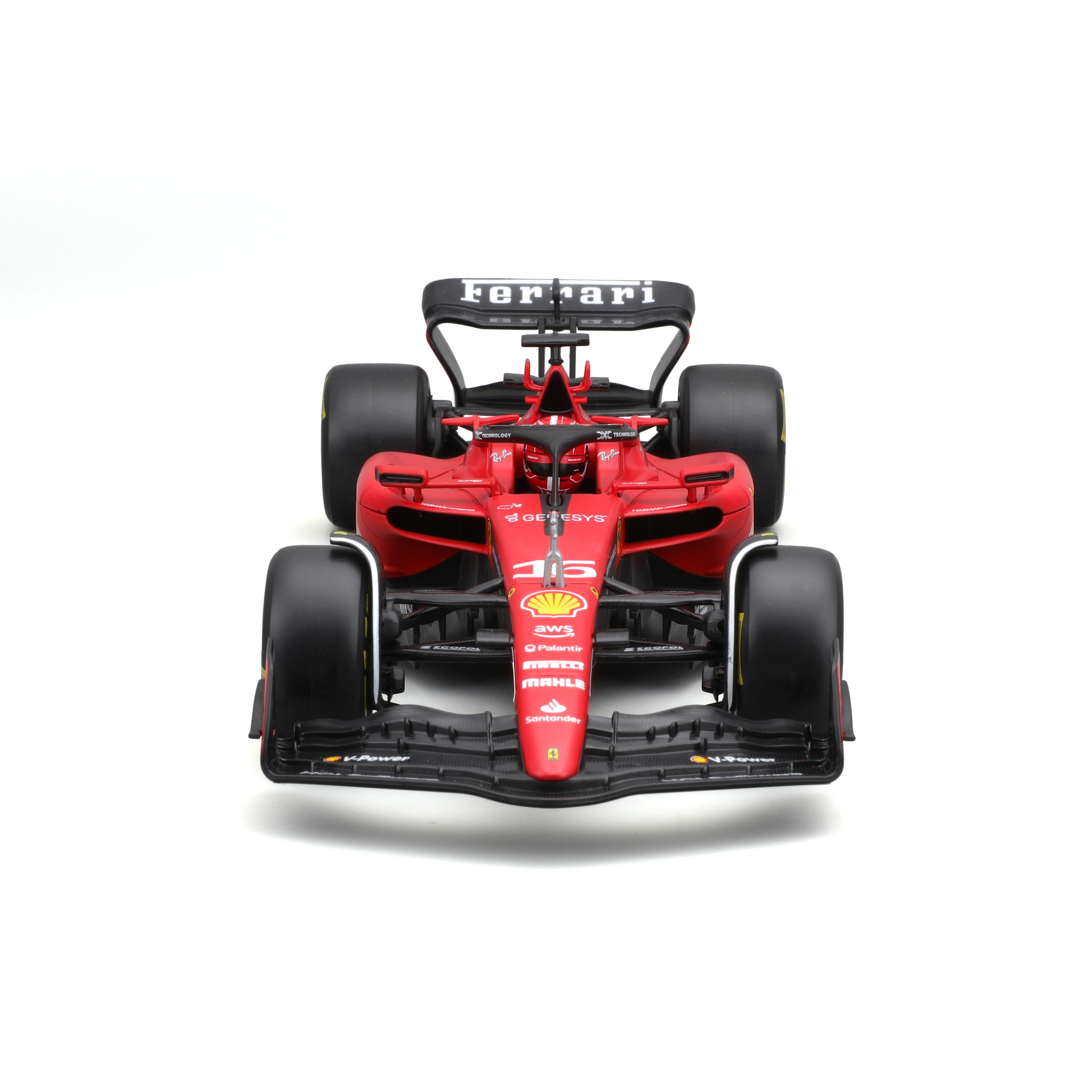 Foto 6 pulgar | Auto Burago F1 Ferrari Sf-23 2023 A Escala 1:24 - #16 Leclerc