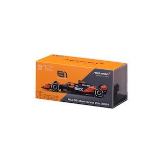 Foto 4 | Auto Burago F1 Mclaren Mcl38 2024 A Escala 1:43 Con Casco - #81 Piastri