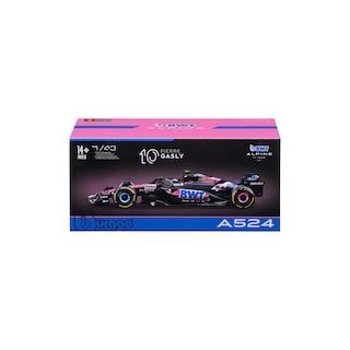 Foto 4 | Auto Burago F1 Bwt Alpine A524 2024 A Escala 1:43 Con Casco - #10 Gasly