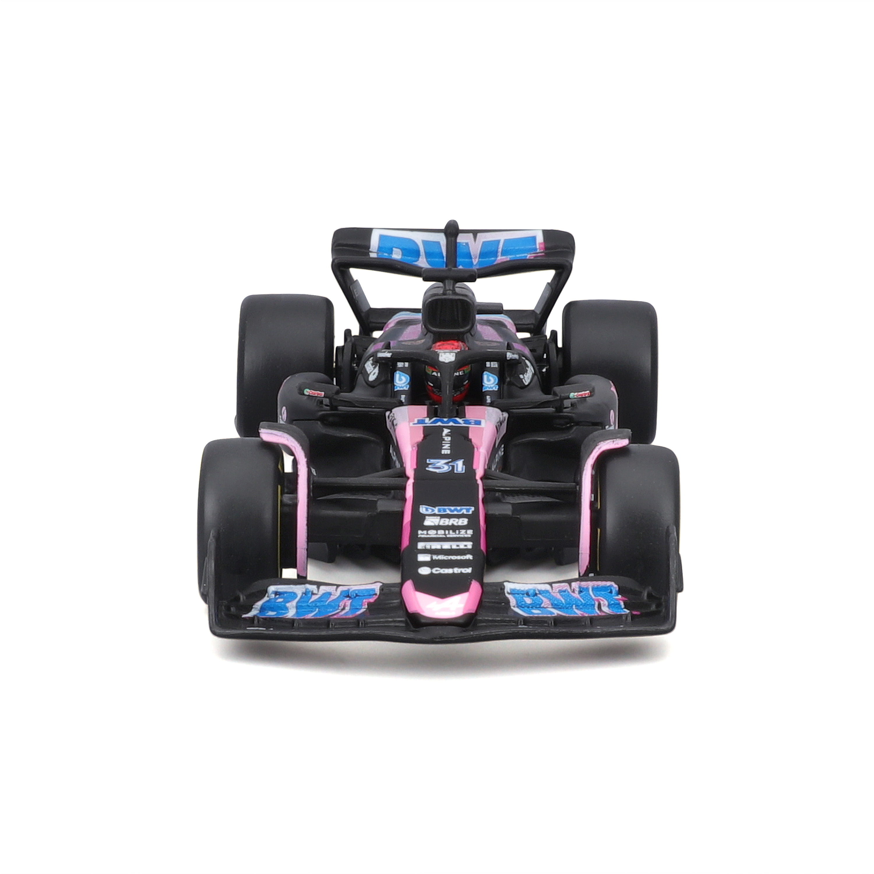 Foto 5 pulgar | Auto Burago F1 Bwt Alpine A524 2024 a Escala 1:43 con Casco #31 Ocon