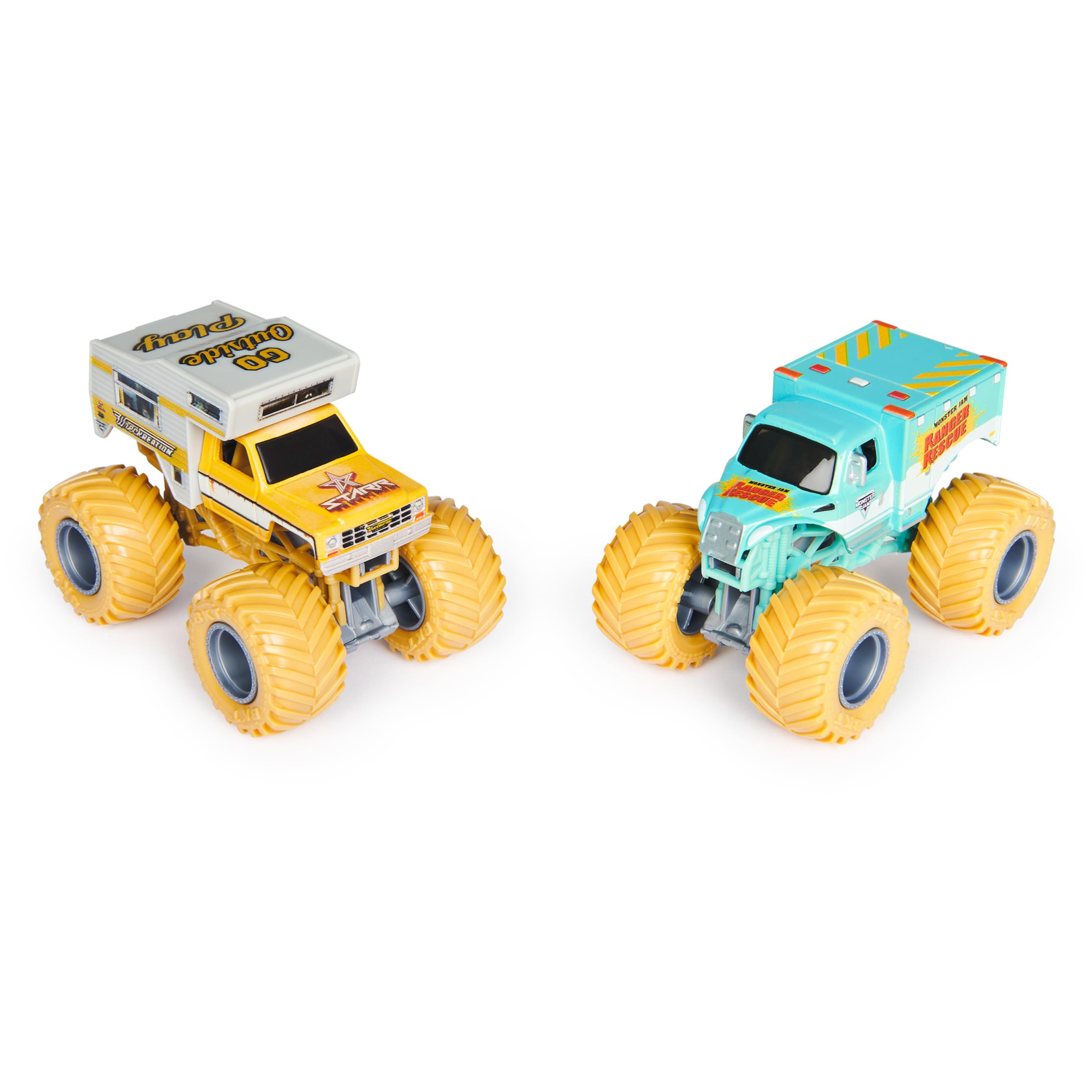 Foto 3 pulgar | Toy Monster Jam Wreckreation Vs. Forest Rescue A Escala 1:64 - Venta Internacional.