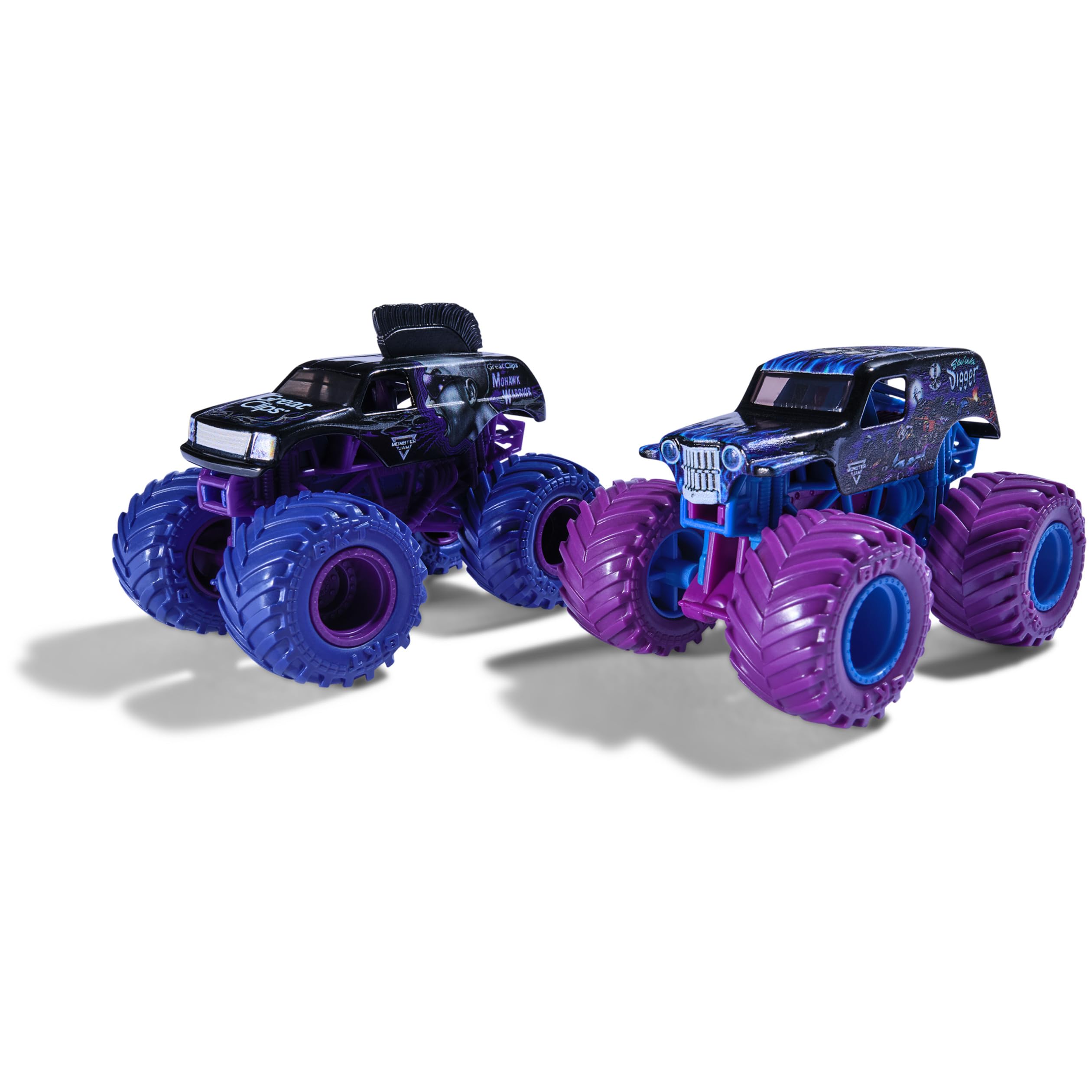 Foto 3 pulgar | Toy Monster Trucks Monster Jam Son Uva Digger Vs Mohawk 1:64 - Venta Internacional.