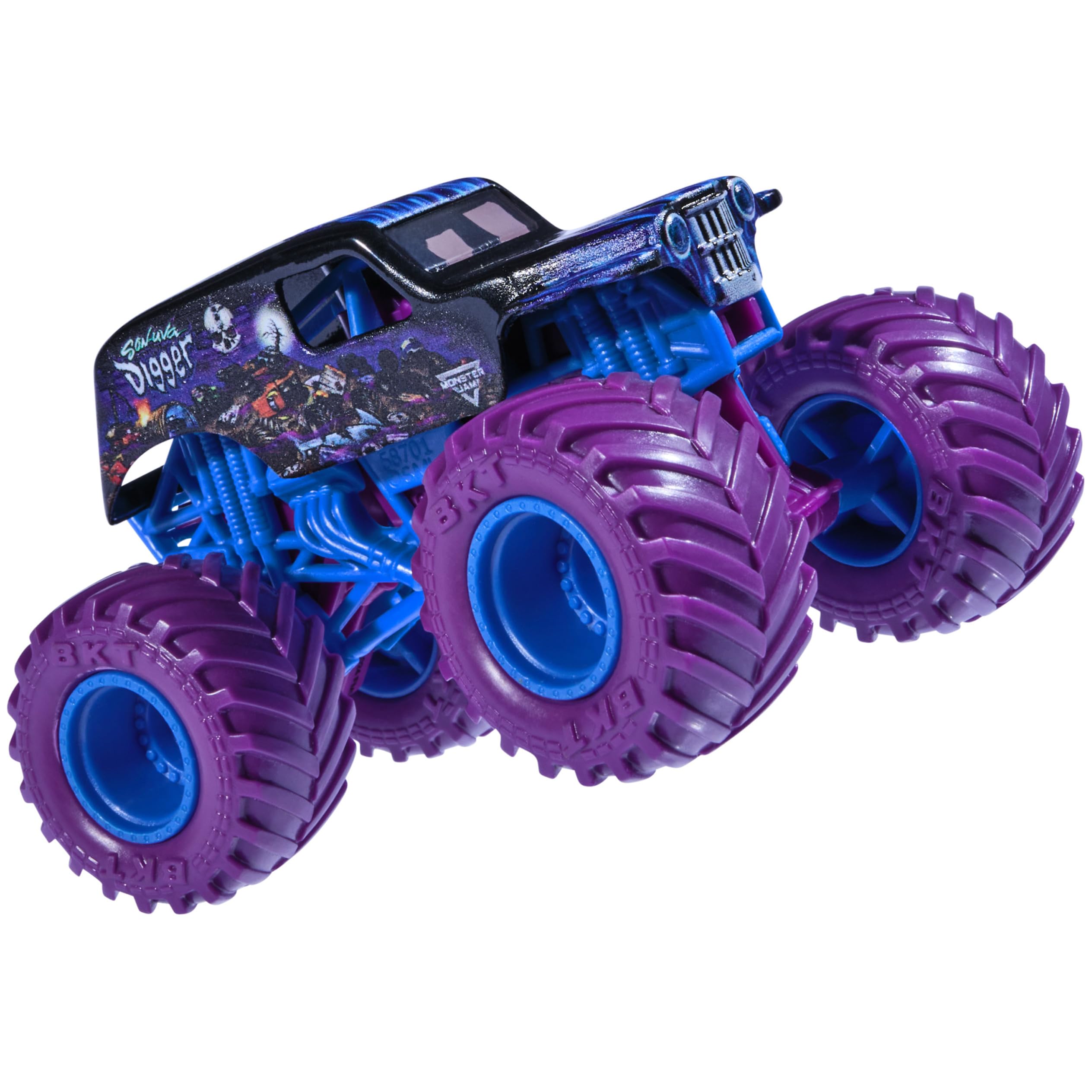 Foto 4 pulgar | Toy Monster Trucks Monster Jam Son Uva Digger Vs Mohawk 1:64 - Venta Internacional.