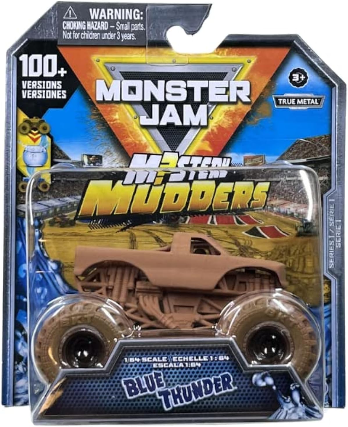 Foto 2 pulgar | Monster Jam Mystery Mudders Blue Thunder (los Estilos Variarán) Spin Master