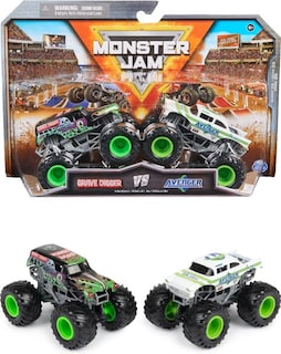 Foto 1 | Carros de Juguete Spin Master Monster Jam Grave Digger vs Avenger