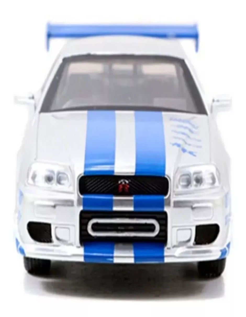 Foto 4 pulgar | Nissan Skyline Gtr R34 Brian Rapido Y Furioso + Termo De Regalo Güish