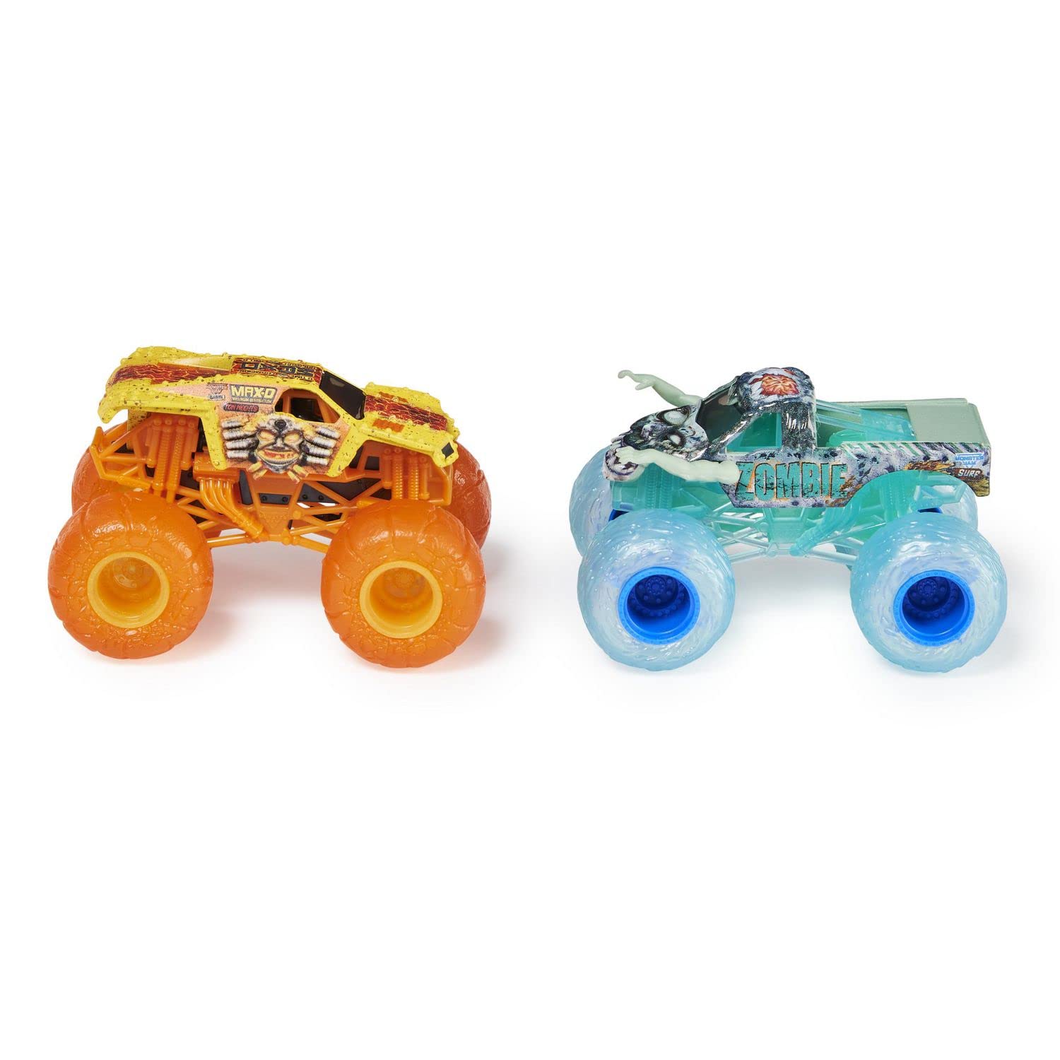 Foto 4 pulgar | Toy Monster Jam Earth Vs Surf [max D Y Zombie] A Escala 1:64 - Venta Internacional.