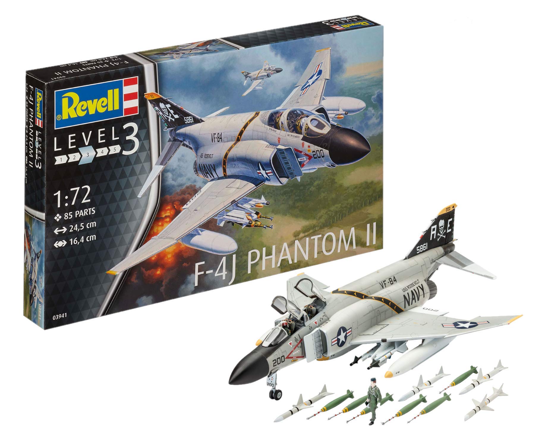 Foto 2 pulgar | Kit De Construcción Revell Of Germany F-4j Phantom Ll 03941 - Venta Internacional.