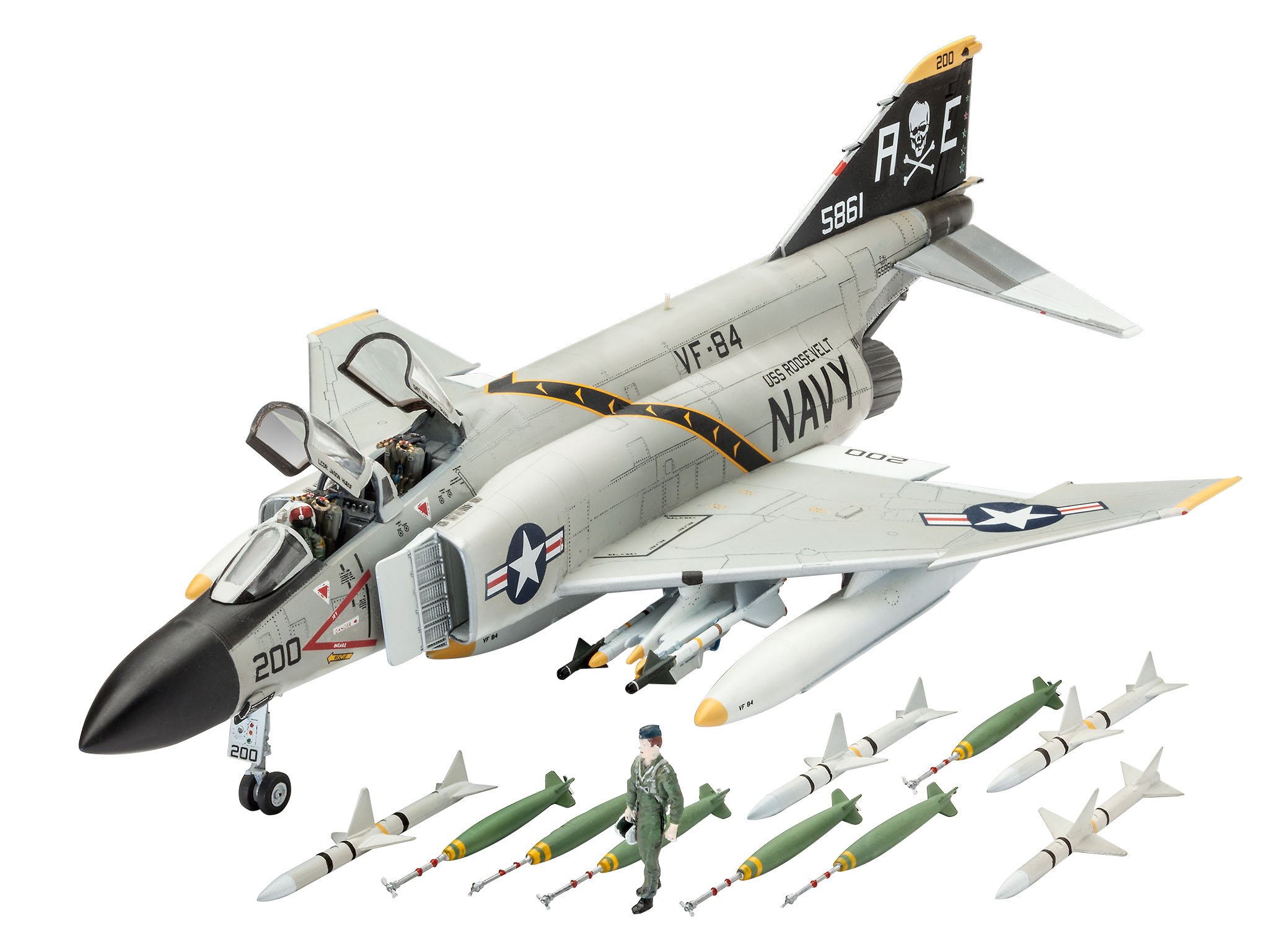 Foto 4 pulgar | Kit De Construcción Revell Of Germany F-4j Phantom Ll 03941 - Venta Internacional.