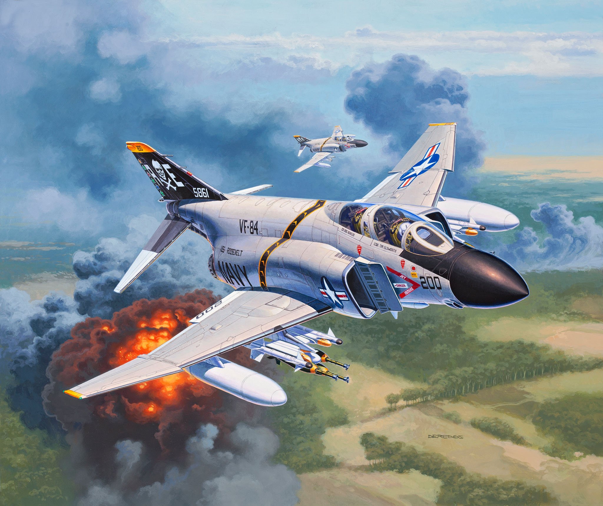 Foto 7 pulgar | Kit De Construcción Revell Of Germany F-4j Phantom Ll 03941 - Venta Internacional.