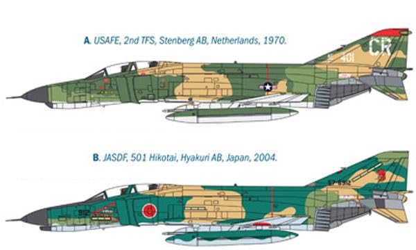 Foto 6 pulgar | Maqueta Italeri 2770s F-4e Phantom Ii a Escala 1:48 - Venta Internacional