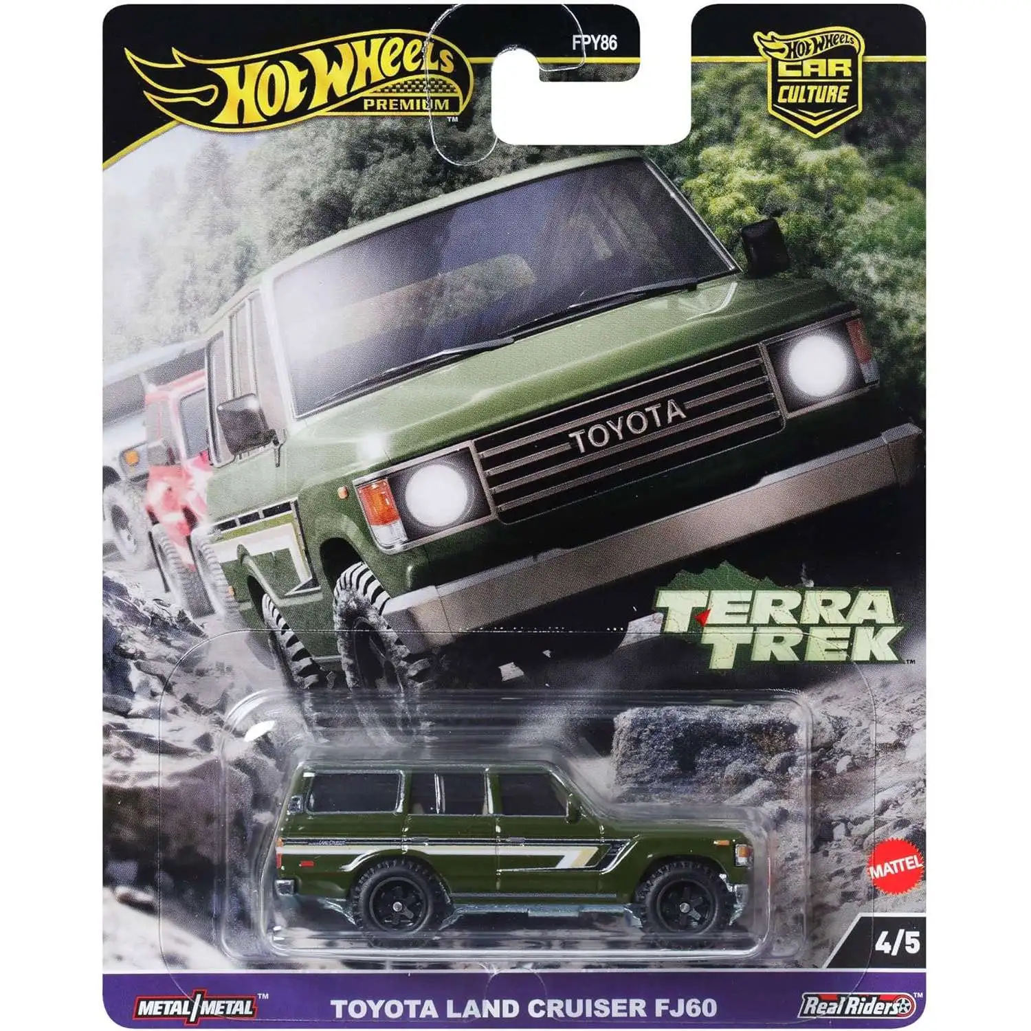 Foto 2 pulgar | Hot Wheels Terra Trek Toyota Land Cruiser Fj60