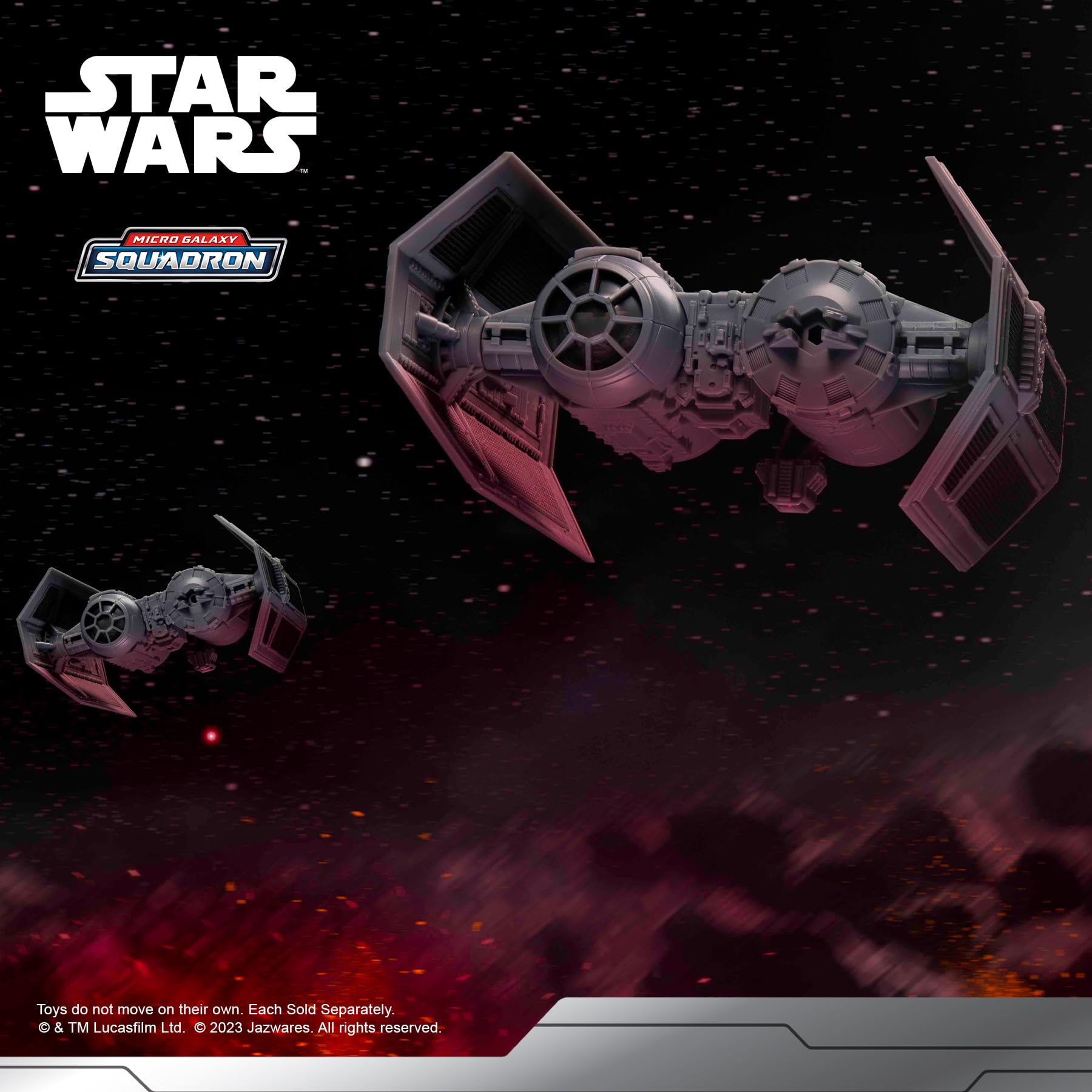 Foto 6 | Bombardero Tie De Juguete Star Wars Micro Galaxy Squadron De 12,7 Cm Con Higo - Venta Internacional.