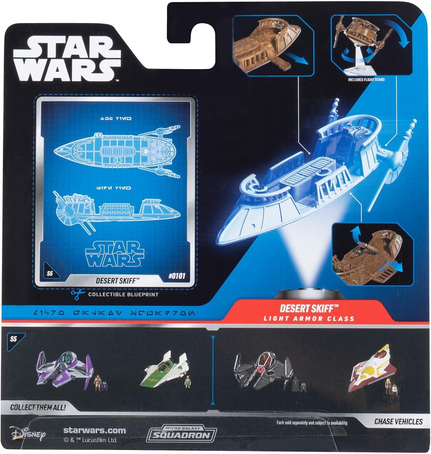 Foto 4 | Toy Jazwares Star Wars Micro Galaxy Squadron Desert Skiff - Venta Internacional.